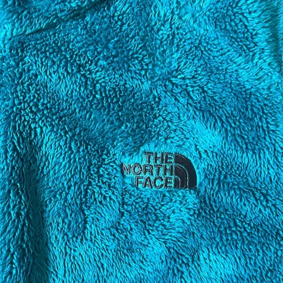 Osito Green North Face Jacket fuzzy fleece green size large